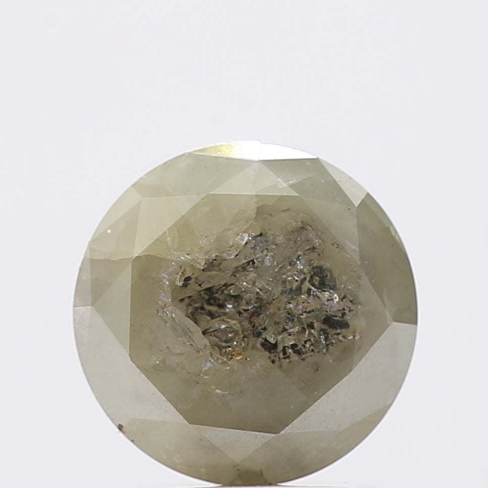 1.44 Carat Fancy Gray Round Shape Brilliant Cut Natural Loose Diamond